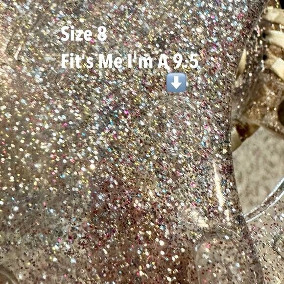 Jack Rodgers Sparkle Georgica Jelly Sandal in Multi-Color and Gold SZ 8 $79 - Picture 11 of 11